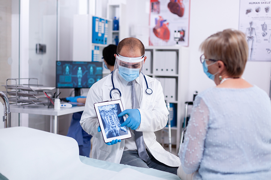 Examination of x ray
